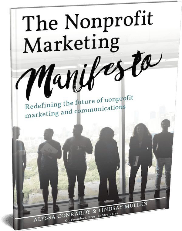 Nonprofit Marketing Manifesto