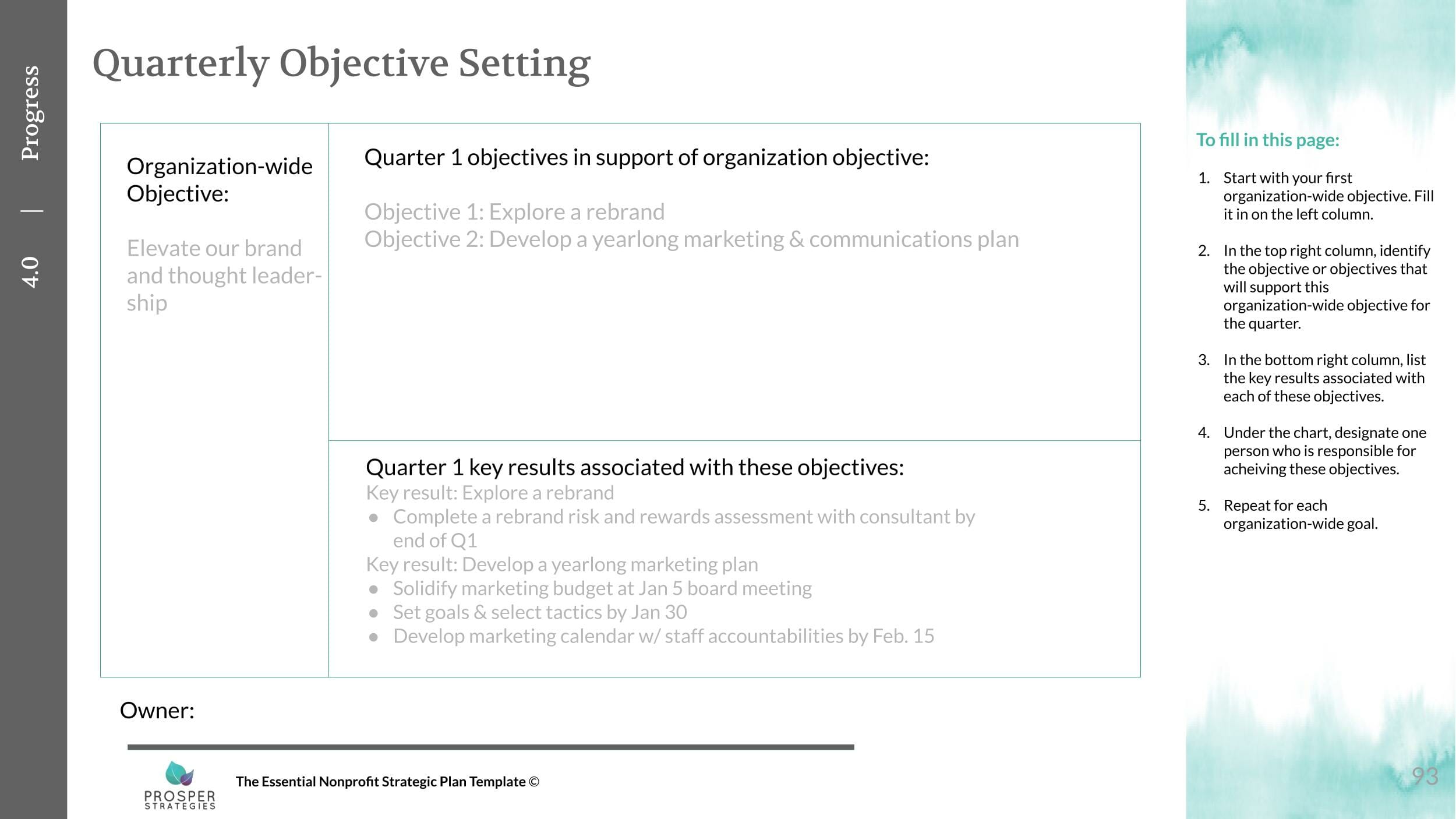 Sample Example Format Templates: 16  Strategic Plan Template Nonprofit