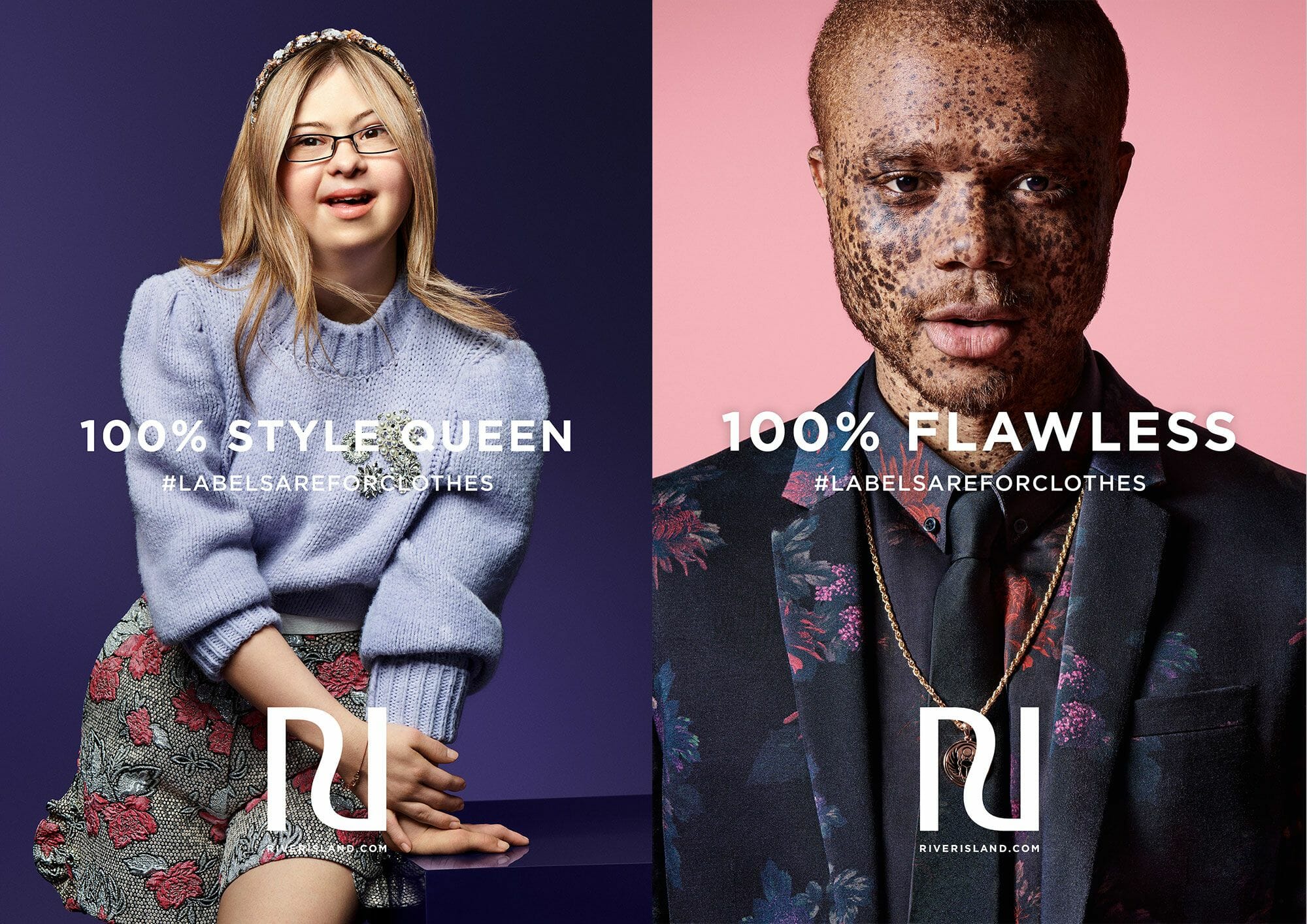 River Island Labels are for Clothes Campaign